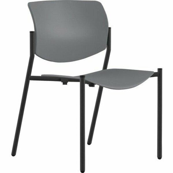9To5 Seating CHAIR, STCK, PLSTC, 22in, GY/BK NTF1210A00BFP14